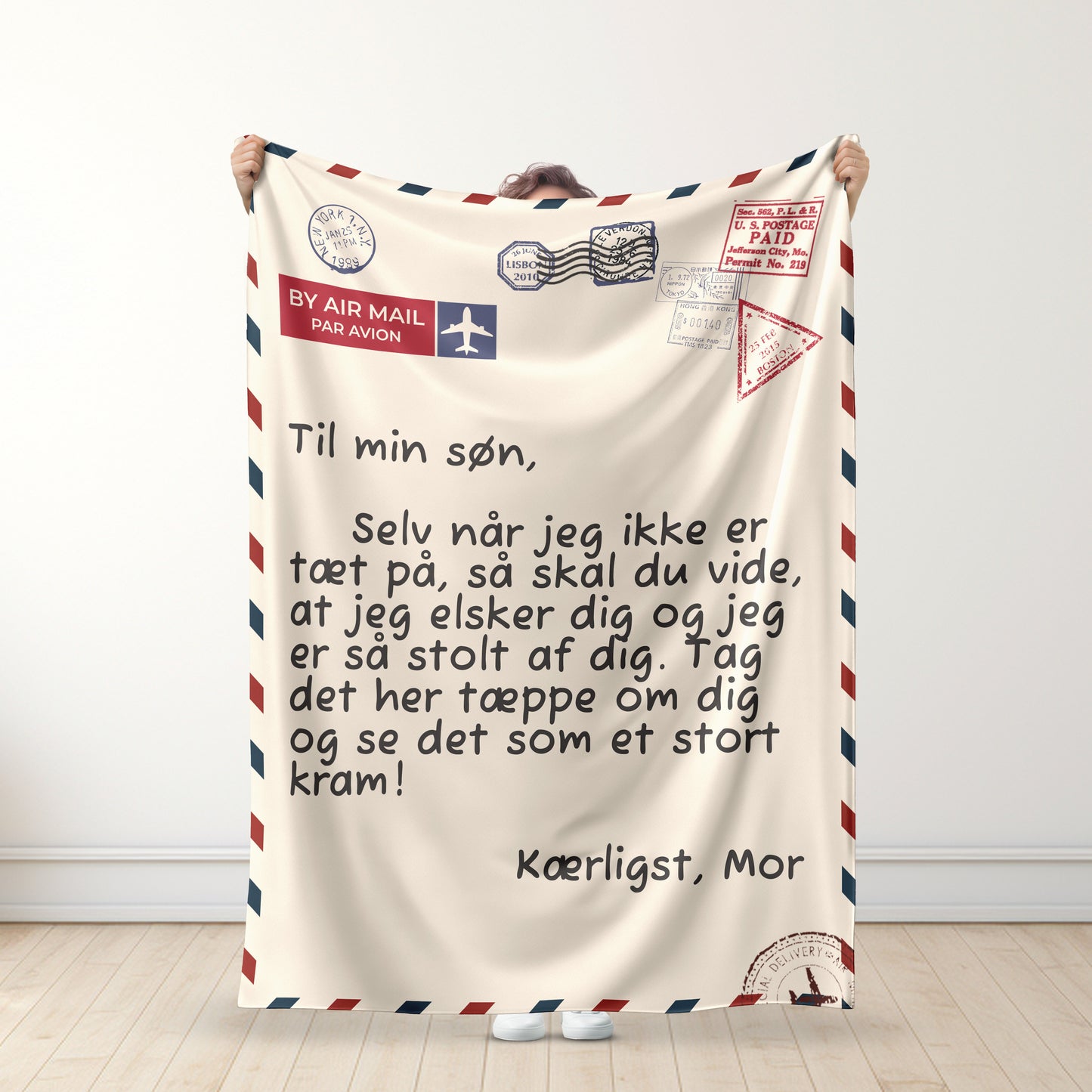 Mor - Til min Datter / Søn - Premium Tæppe™ ver.3