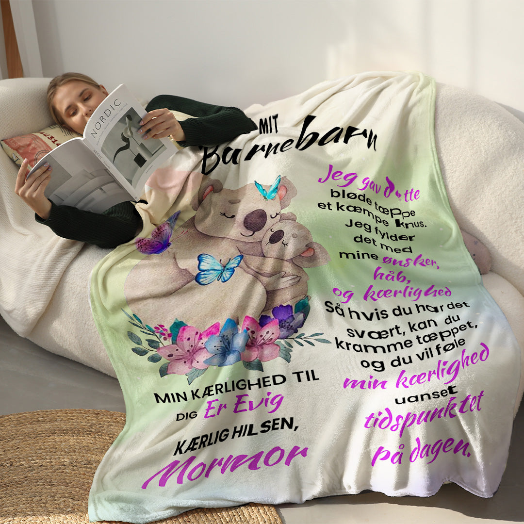 Lovely Koala - bedstemor til mit barnebarn ham/hende - Premium tæppe™