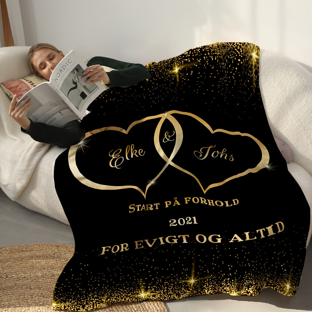 Til den, der har mit hjerte - Personlig Premium Tæppe™
