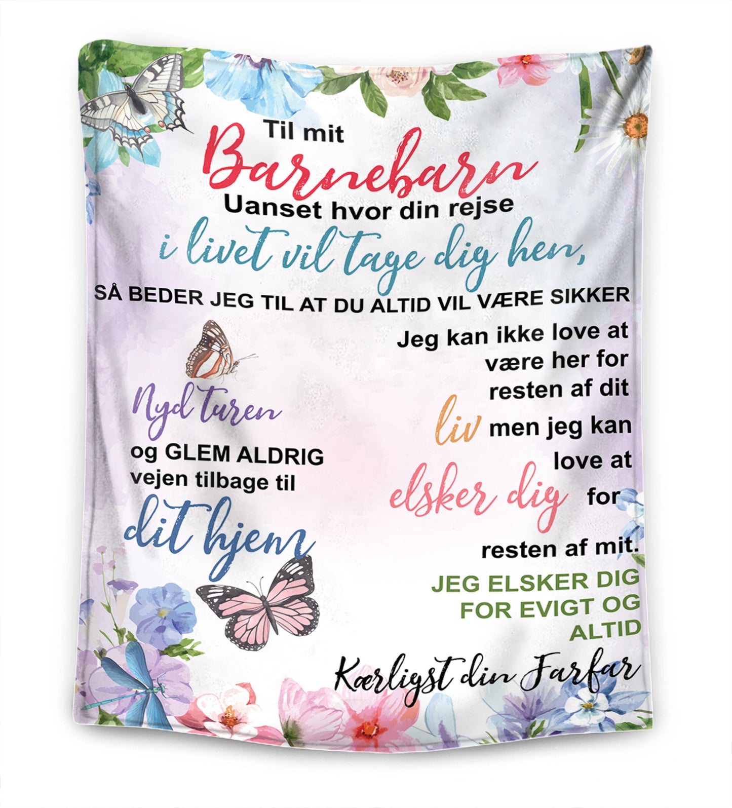 Til mit barnebarn - Premium Tæppe™