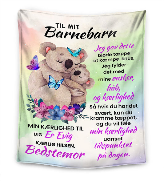 Lovely Koala - bedstemor til mit barnebarn ham/hende  - Premium tæppe™