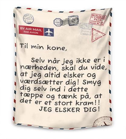 Til min Mand / Til min Kone – Premium Tæppe™ Ver. 3