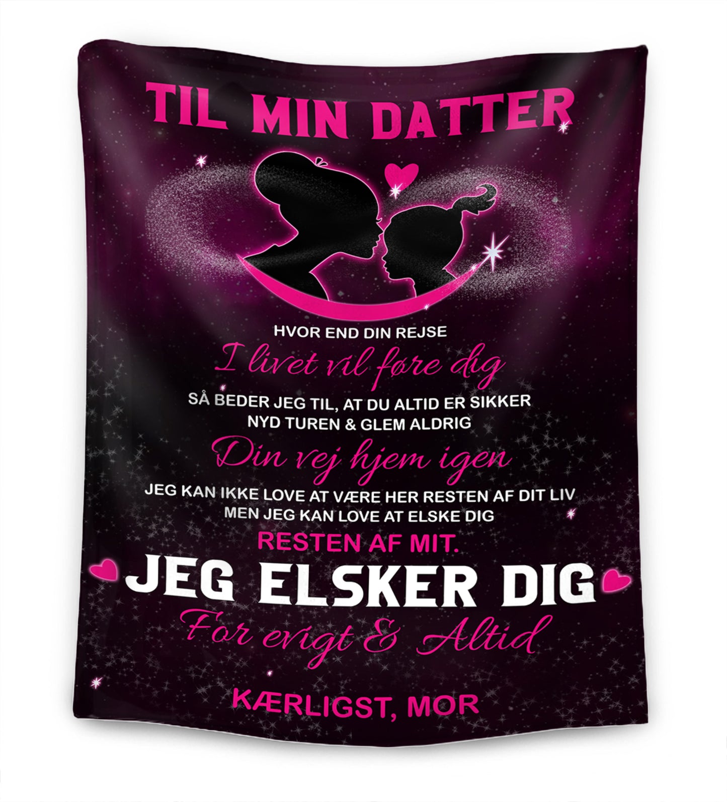 Ubetinget kærlighed - Mor - Til min datter / søn - Premium tæppe™