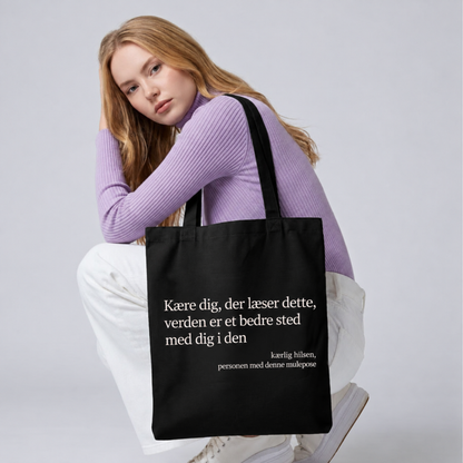 Du er mere end god nok Stofpose